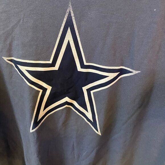 NFL Men’s Dallas Cowboys Hooded long sleeve top medium - Picture 4 of 9